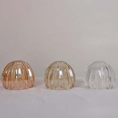 Nordic Flower Glass Iron Brass Pendant
