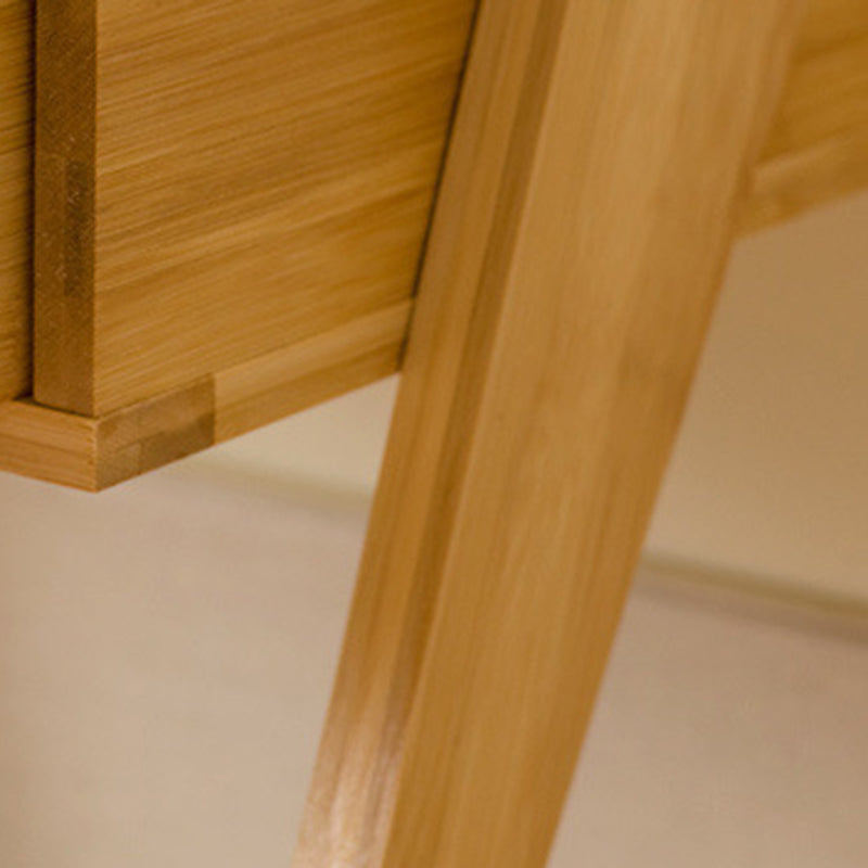Minimalist Bamboo 2-Tier Side Table