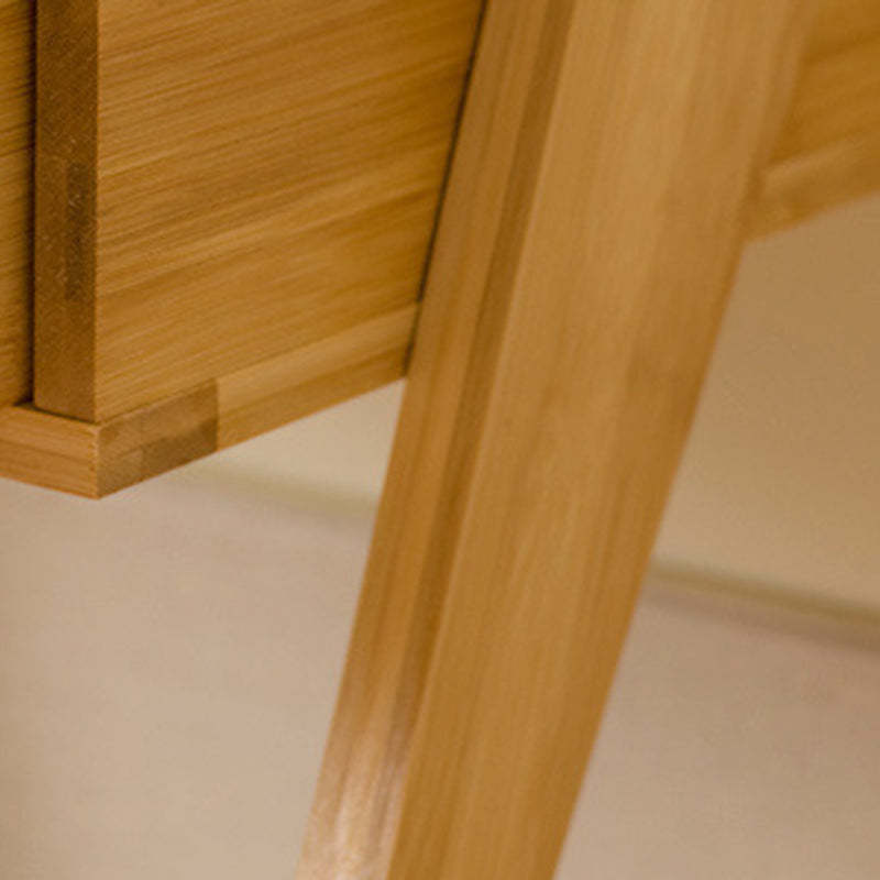 Minimalist Bamboo 2-Tier Side Table