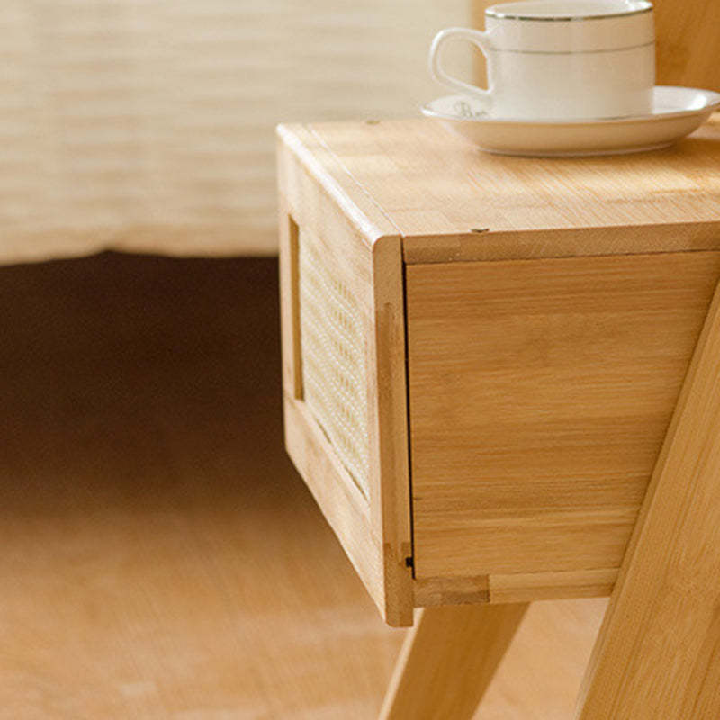 Minimalist Bamboo 2-Tier Side Table