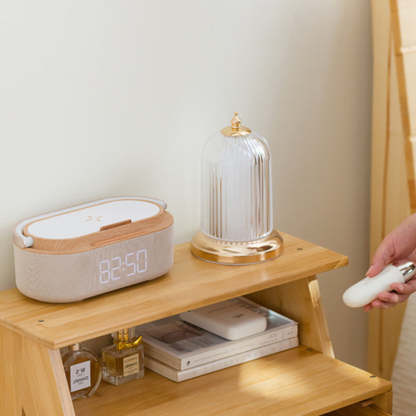 Minimalist Bamboo 2-Tier Side Table