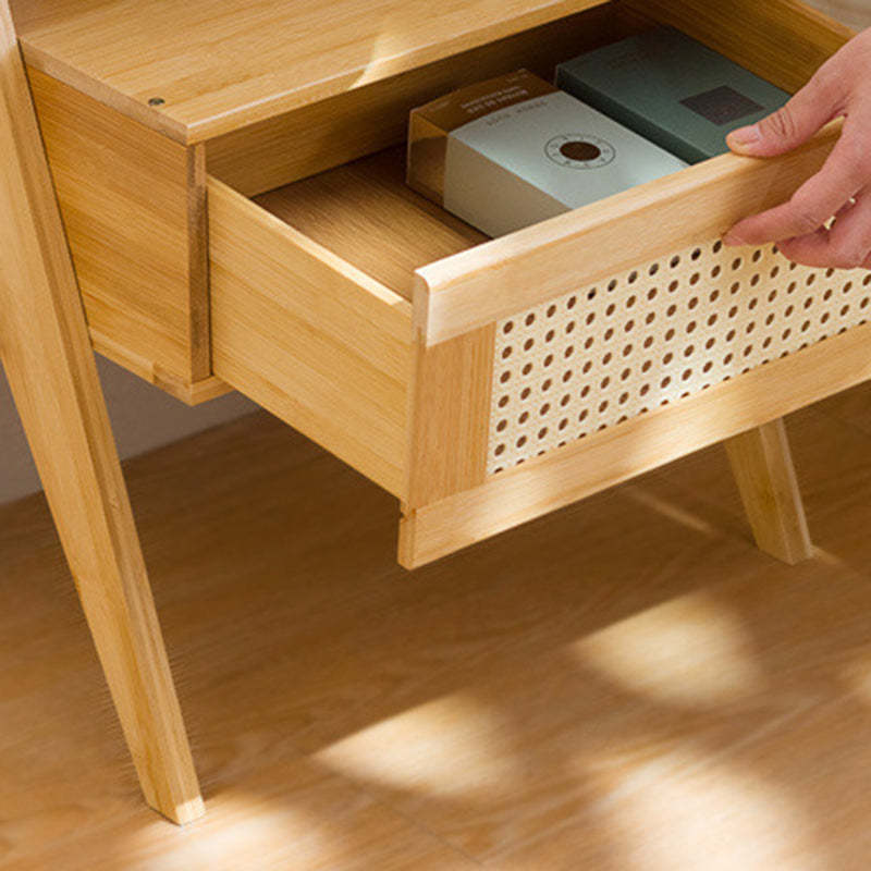 Minimalist Bamboo 2-Tier Side Table