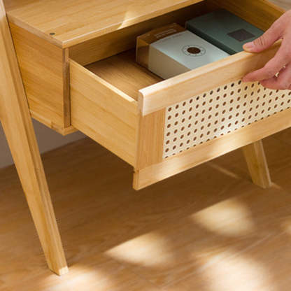 Minimalist Bamboo 2-Tier Side Table