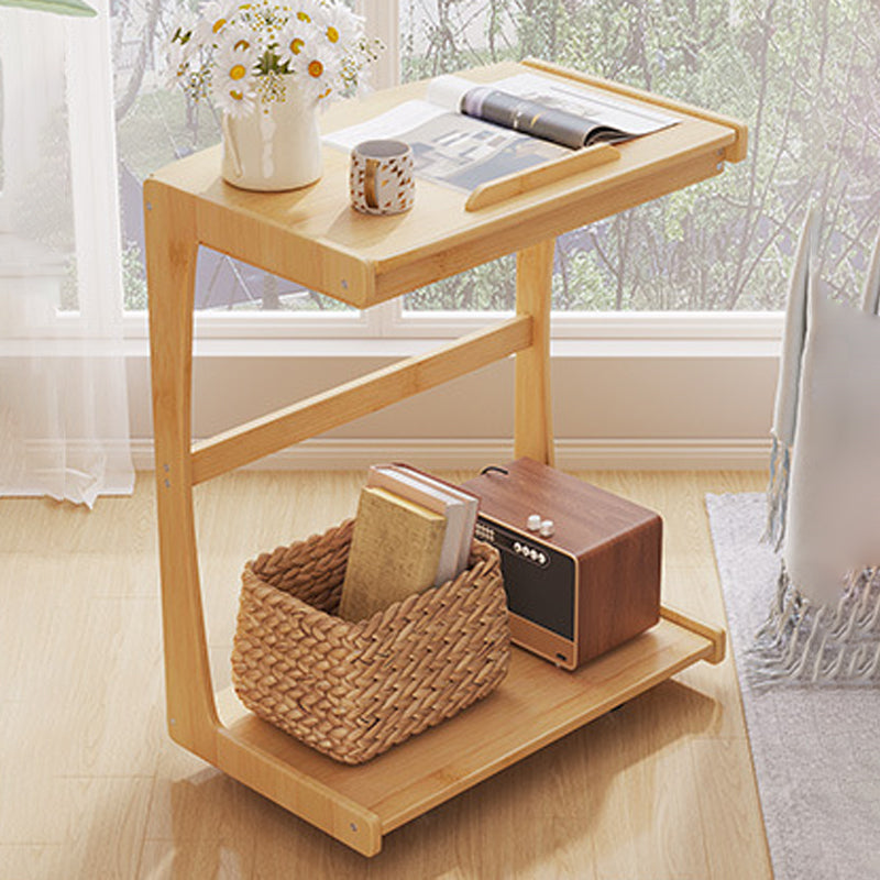 Minimalist Bamboo Side Table