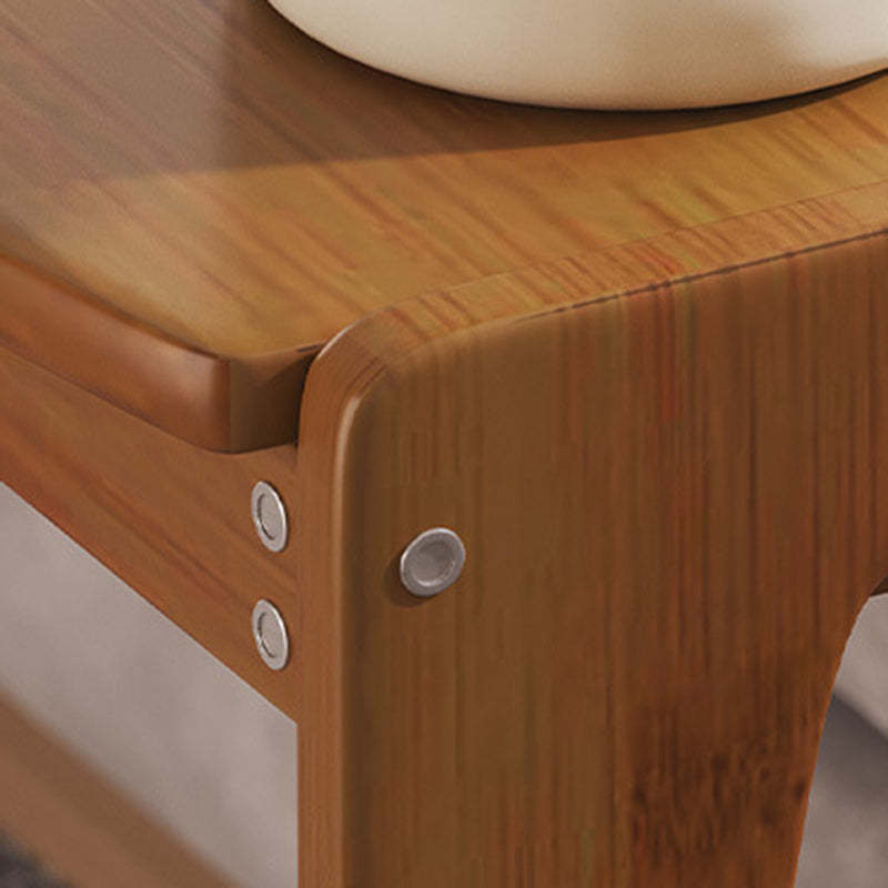 Minimalist Bamboo Side Table