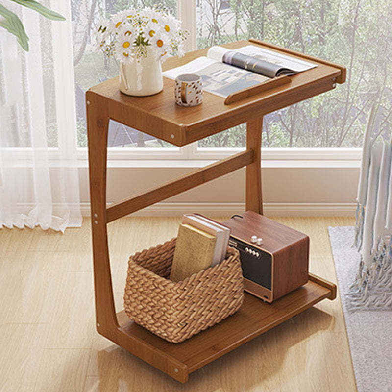 Minimalist Bamboo Side Table