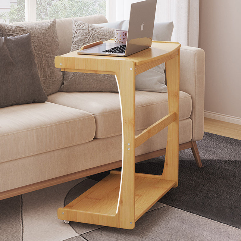 Minimalist Bamboo Side Table