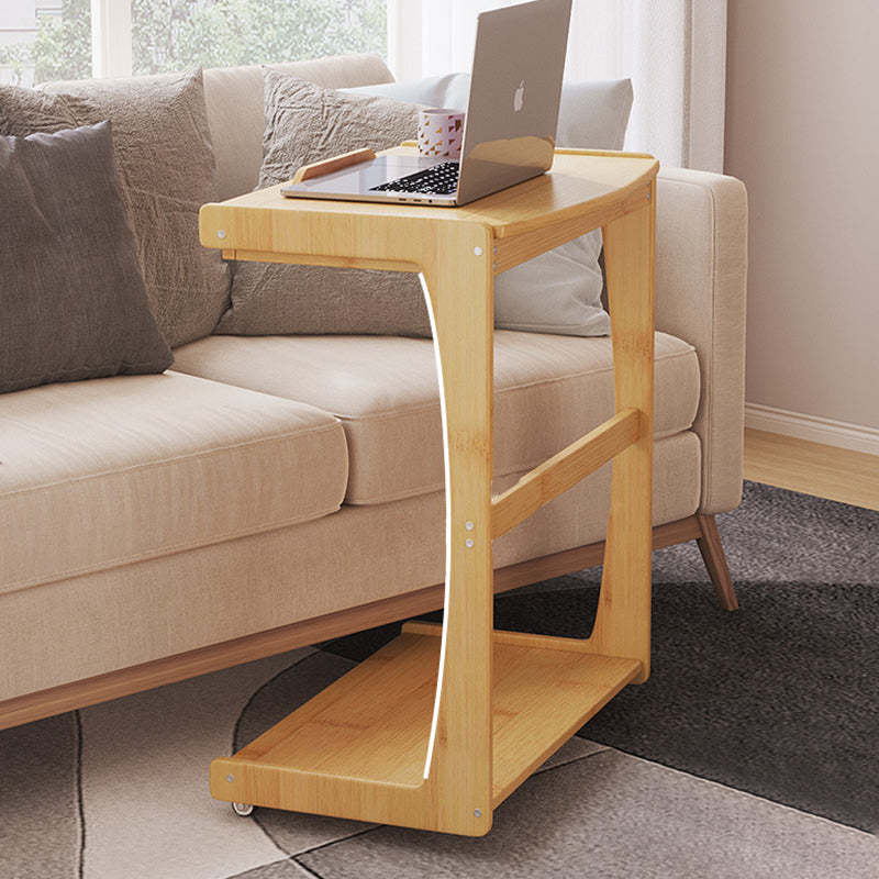 Minimalist Bamboo Side Table