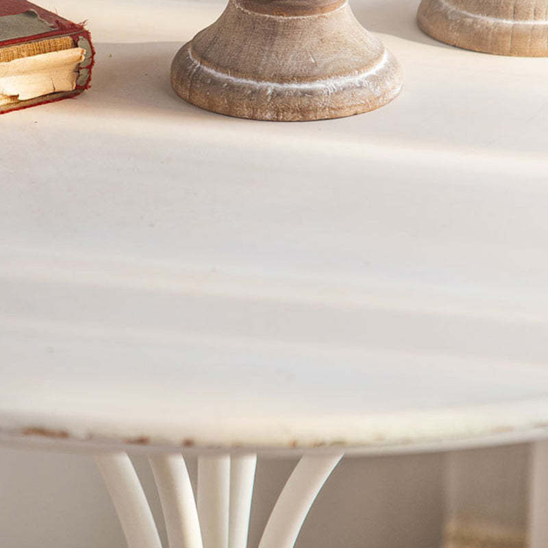 Traditional Rustic Lace Iron Coffee Table