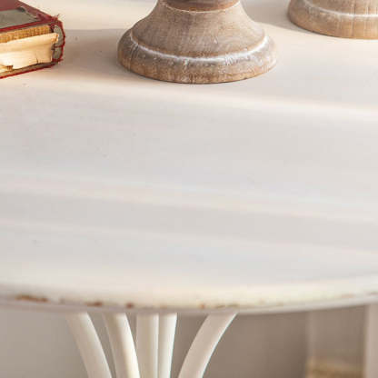 Traditional Rustic Lace Iron Coffee Table