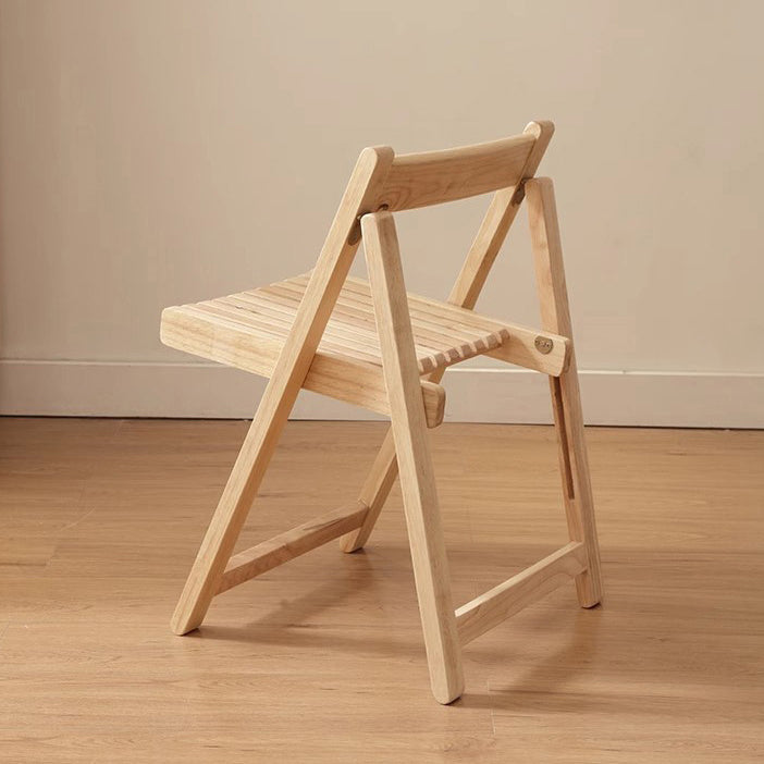Nordic Foldable Wooden Slat Dining Chair