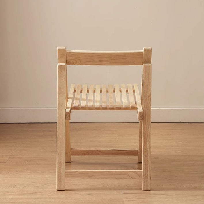 Nordic Foldable Wooden Slat Dining Chair
