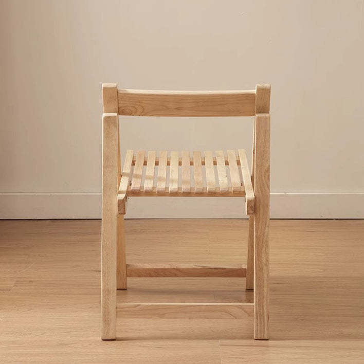 Nordic Foldable Wooden Slat Dining Chair