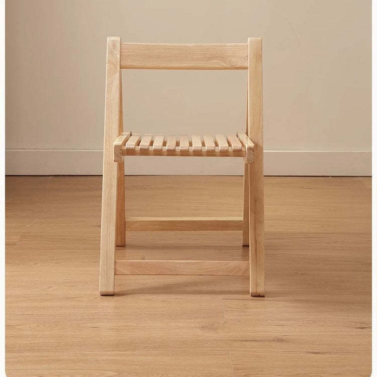 Nordic Foldable Wooden Slat Dining Chair