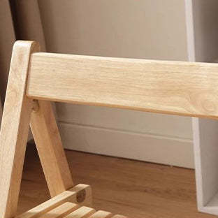 Nordic Foldable Wooden Slat Dining Chair