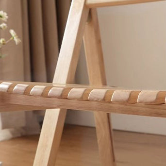 Nordic Foldable Wooden Slat Dining Chair