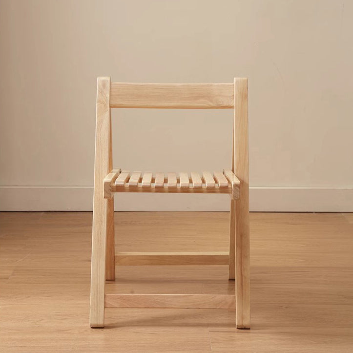 Nordic Foldable Wooden Slat Dining Chair