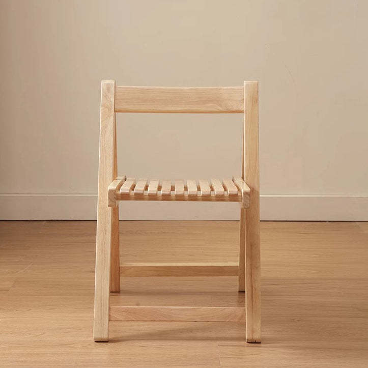 Nordic Foldable Wooden Slat Dining Chair