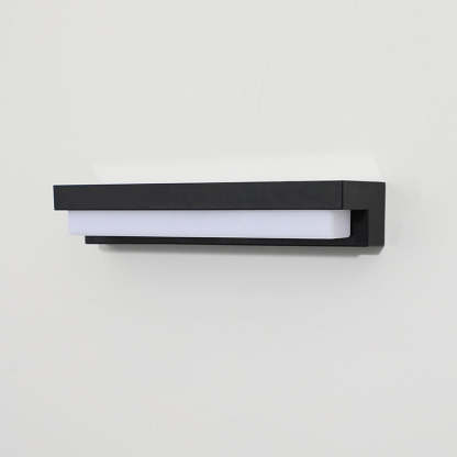 Minimalist Solar Sensor Rectangular LED Wall Sconce