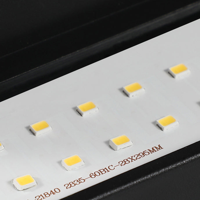 Minimalist Solar Sensor Rectangular LED Wall Sconce