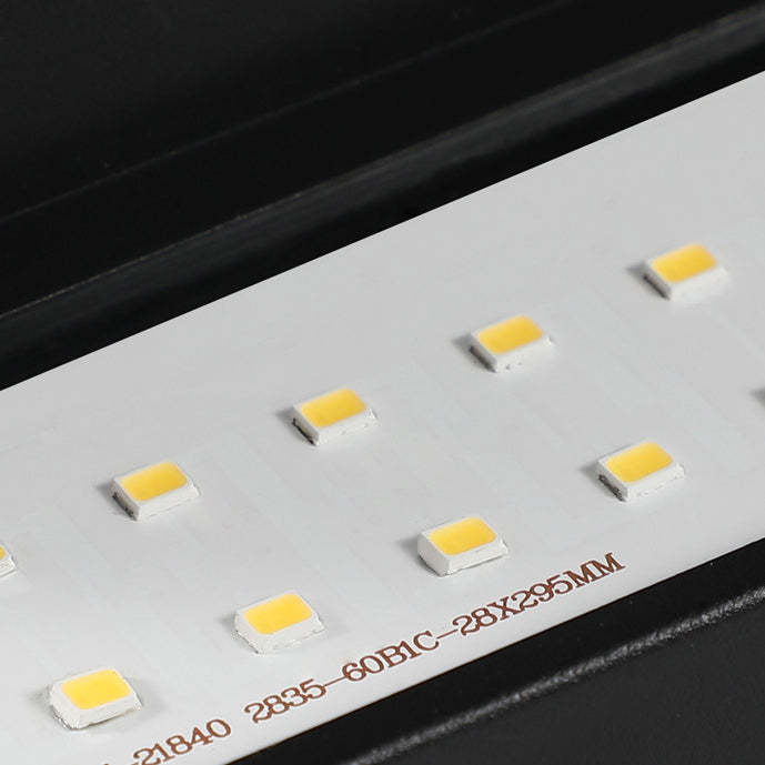 Minimalist Solar Sensor Rectangular LED Wall Sconce