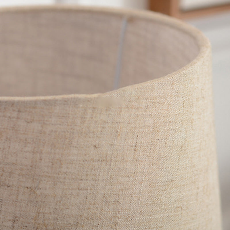 Scandinavian Brass Ceramic Fabric Tapered Table Lamp