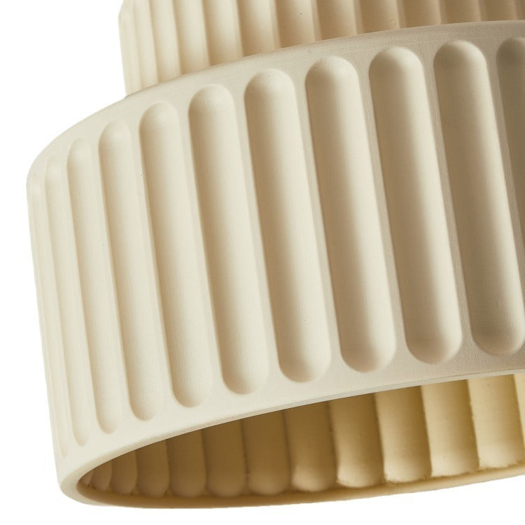Scandinavian Cylinder Plastic Flush Mount Light