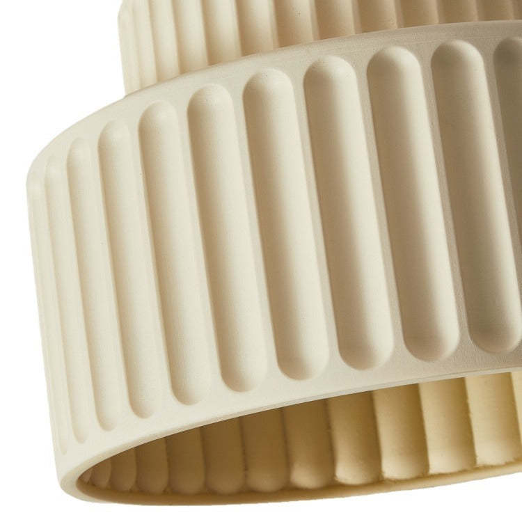 Scandinavian Cylinder Plastic Flush Mount Light