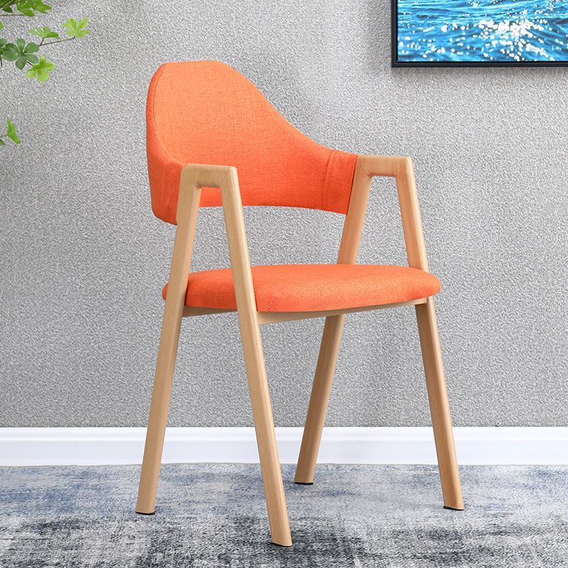 Nordic Iron Fabric Armchair