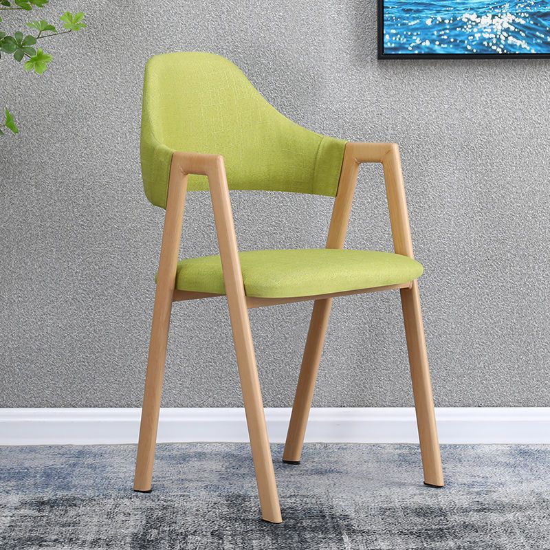 Nordic Iron Fabric Armchair