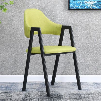 Nordic Iron Fabric Armchair