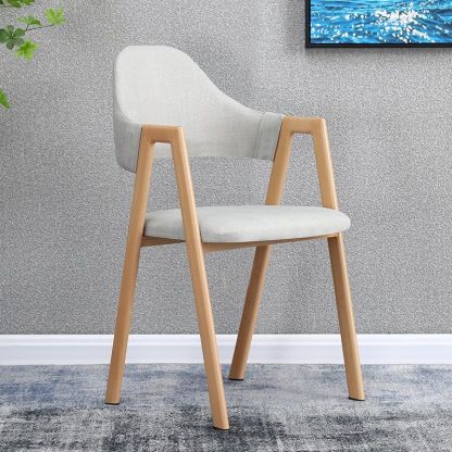 Nordic Iron Fabric Armchair