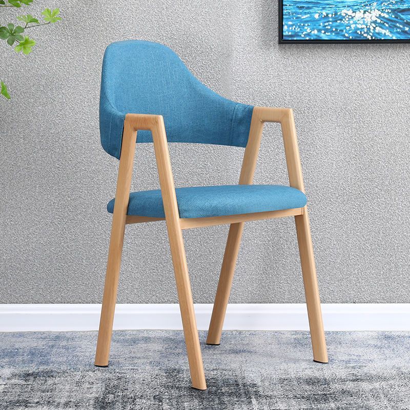 Nordic Iron Fabric Armchair