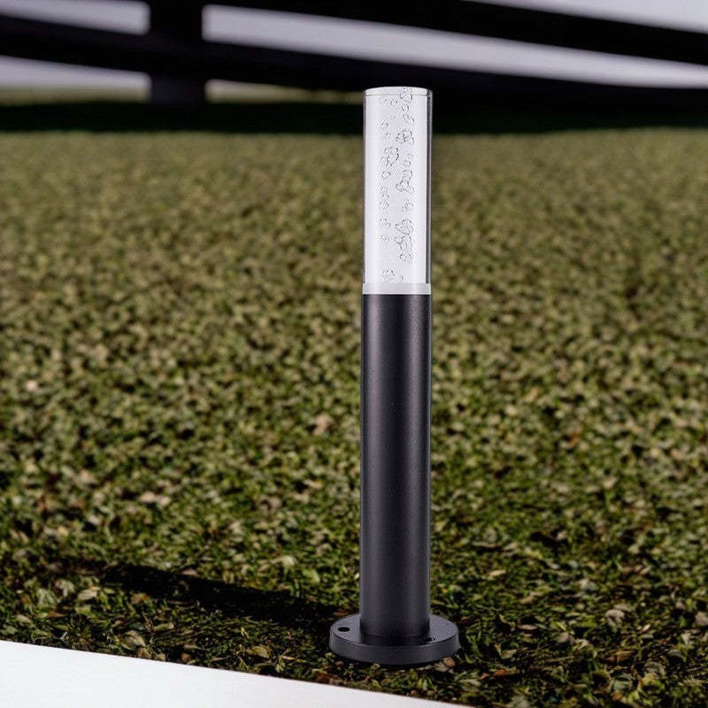 Minimalist Cylinder Aluminum Acrylic LED Landscape Light