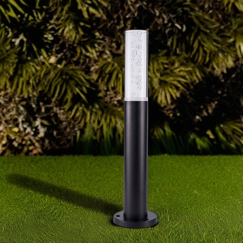Minimalist Cylinder Aluminum Acrylic LED Landscape Light