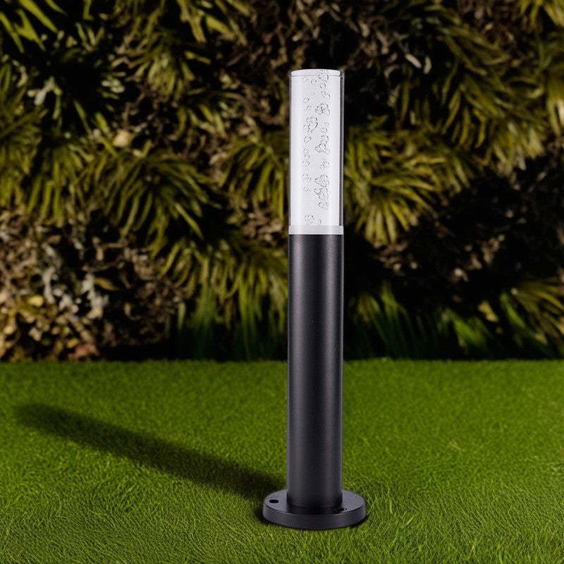 Minimalist Cylinder Aluminum Acrylic LED Landscape Light