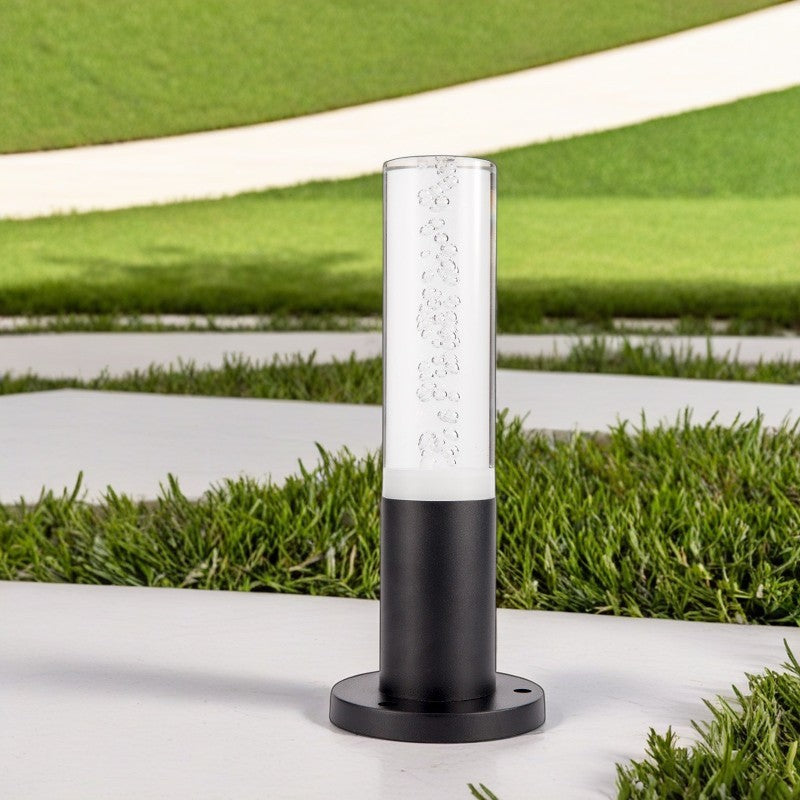 Minimalist Cylinder Aluminum Acrylic LED Landscape Light