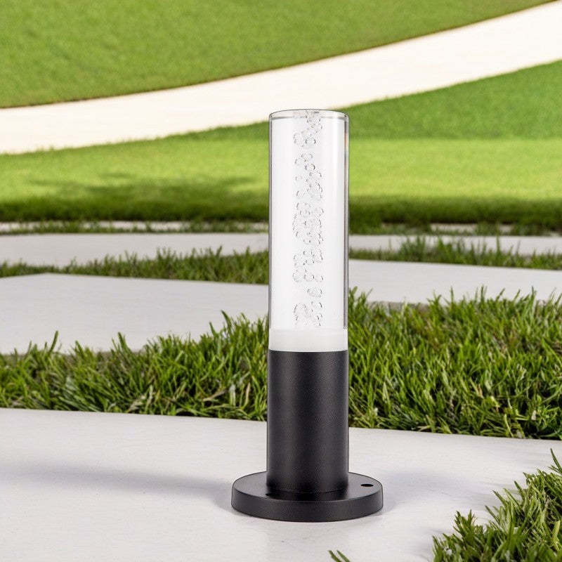 Minimalist Cylinder Aluminum Acrylic LED Landscape Light