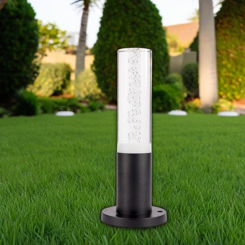 Minimalist Cylinder Aluminum Acrylic LED Landscape Light