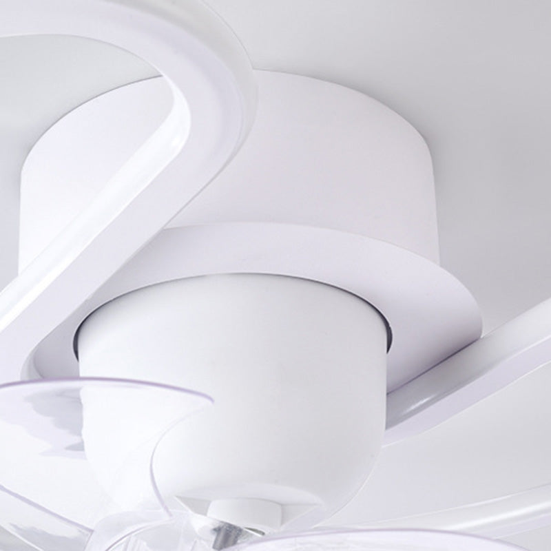 Contemporary Silicone Mount Ceiling Fan Light