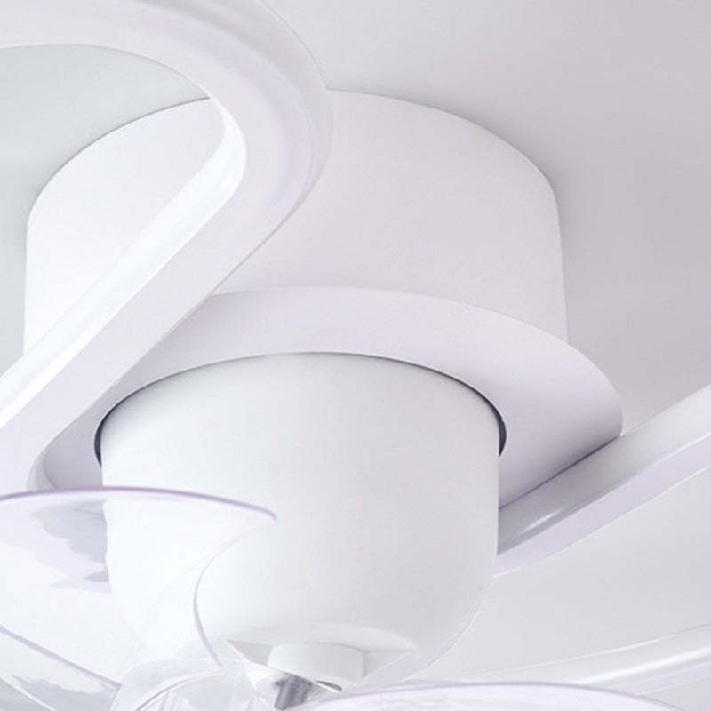 Contemporary Silicone Mount Ceiling Fan Light