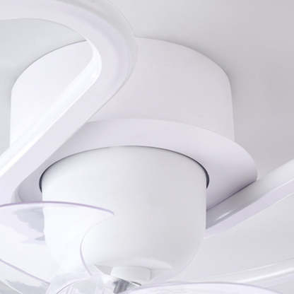 Contemporary Silicone Mount Ceiling Fan Light