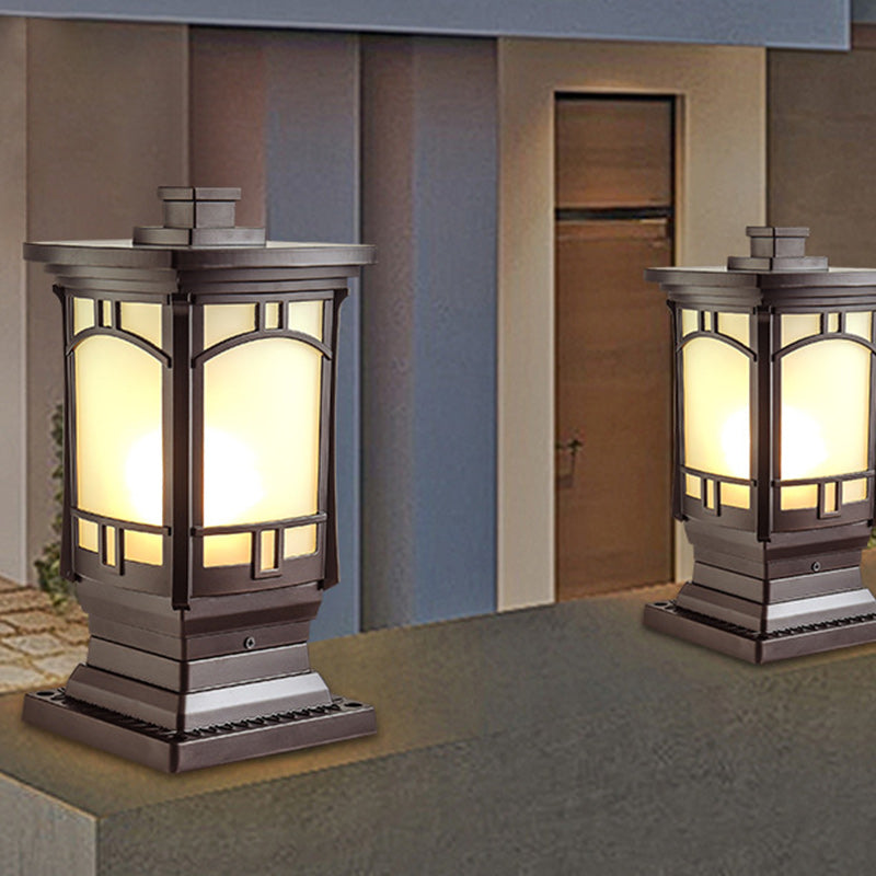 Minimalist Column Frosted Aluminum Post
