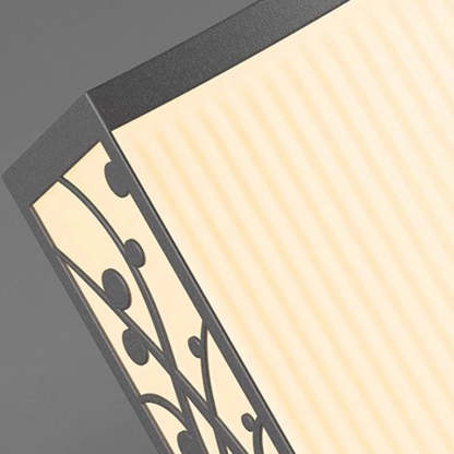 Minimalist Quadrangle Flower Solar Stainless Steel Light — Solar + Hardwired / 220V-240V For UK/AU