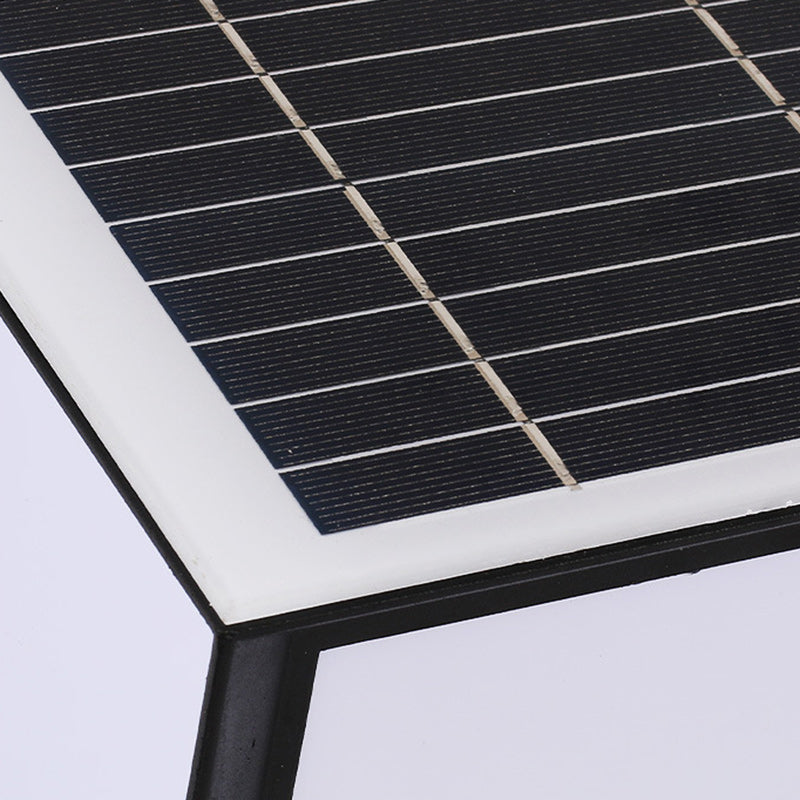 Minimalist Solar Square Aluminum Acrylic LED Post Light