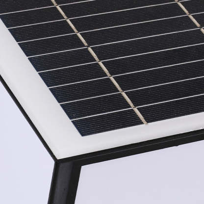 Minimalist Solar Square Aluminum Acrylic LED Post Light