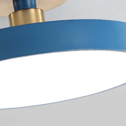 Minimalist Macaron Acrylic Round Ceiling Light