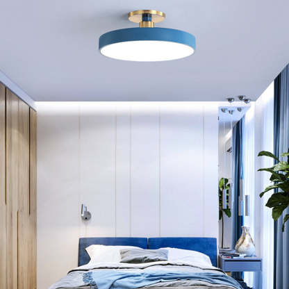 Minimalist Macaron Acrylic Round Ceiling Light