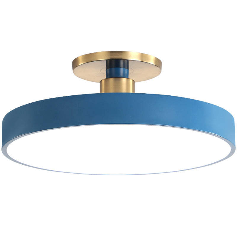 Minimalist Macaron Acrylic Round Ceiling Light