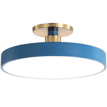 Minimalist Macaron Acrylic Round Ceiling Light